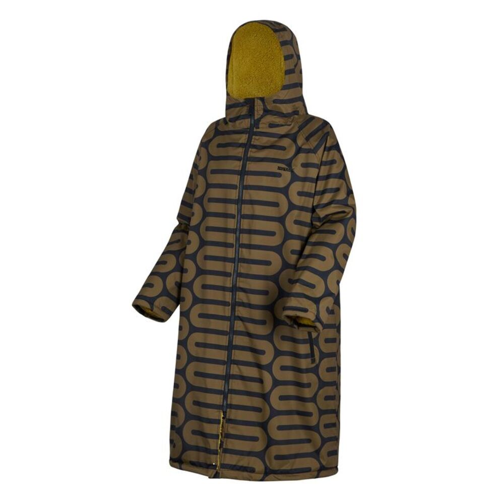 Regatta Womens/Ladies Orla Kiely Abstract Changing Robe / Olive - Picture 3 of 6